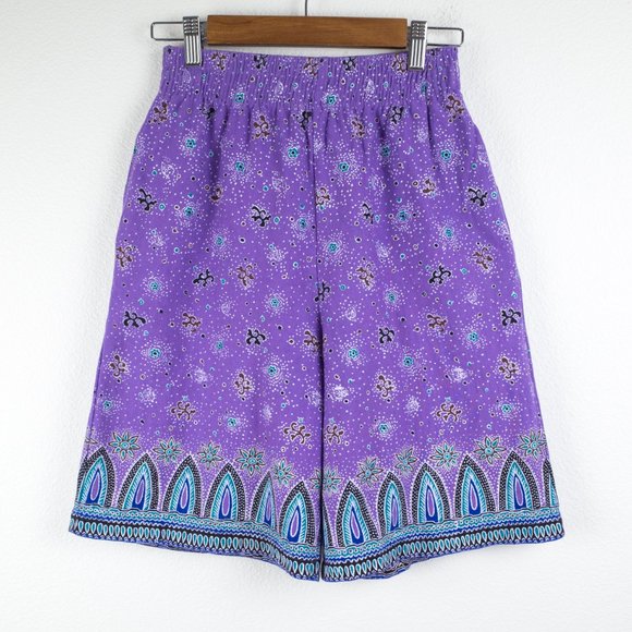 Vintage Printed Shorts & T-Shirt Two Piece Matching Set M - Picture 2 of 13